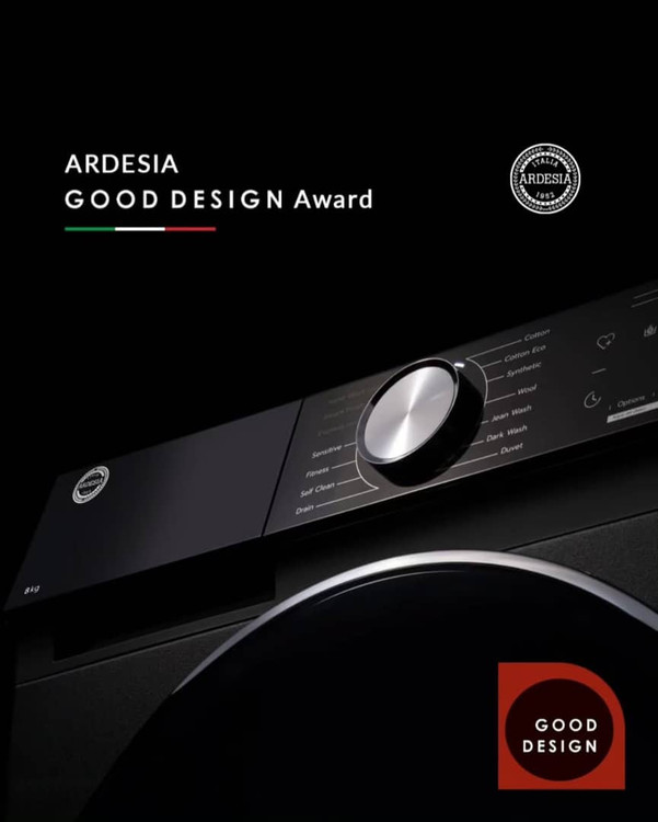 لباسشویی سری piatto(مدلAZW_8100) 8 کیلوگرمی مشکی مات