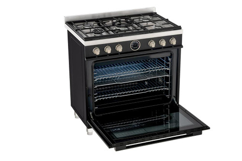 اجاق گاز سری piatto(مدلAJC5_1703) رنگ مشکی مات